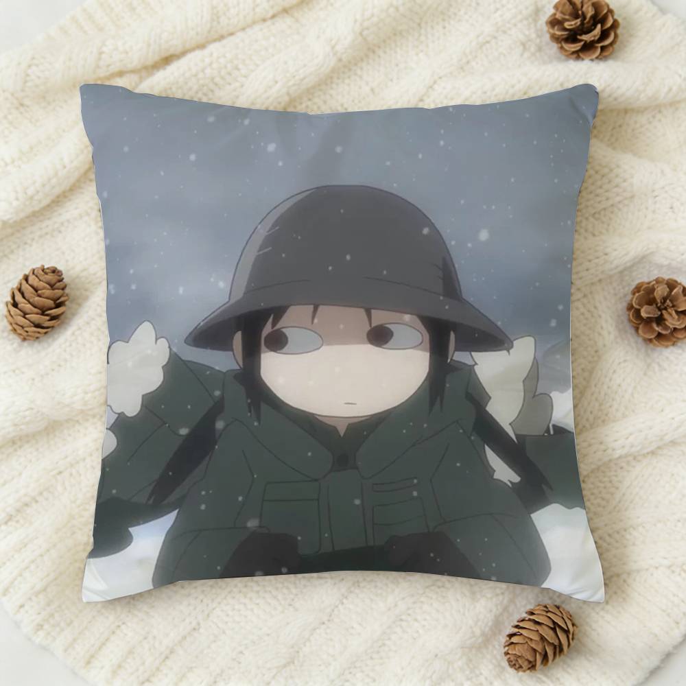 Квадратная декоративная наволочка с двусторонней печатью 'Girls Last Tour' для дивана, гостиной, домашнего декора
