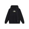 Li Ning X OG Slick Collaboration Solid Color Hooded Sweatshirt Unisex Sweatshirt Black AWDT443-6