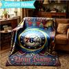 1PC Custom Name Blanket 76ers Basketball Team Flannel blankets Patterns Throw Blanket All-Season Soft Gift for Couch, Bed, Camping, Birthday gifts