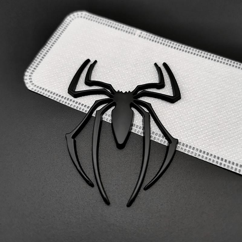 1 шт. универсальные 3D наклейки на автомобиль металл цинковый сплав форма паука эмблема хром грузовик значок наклейка авто аксессуары