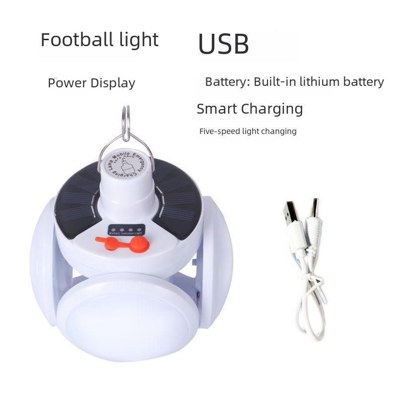 Светодиодный суперяркий уличный светильник на солнечных батареях - энергосберегающая лампа для ночных торговых палаток и кемпинга