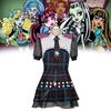 Косплей-платье Фрэнки Штейн из Monster High из мягкого нейлонового материала для аниме-ролевых игр