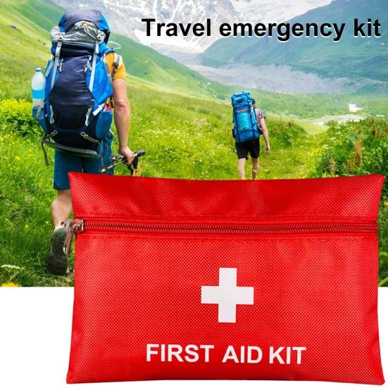 Small First Aid Kit Waterproof Portable Travel Use Urgent Accident Essentials Bandages Kit Survival Gear Equipment