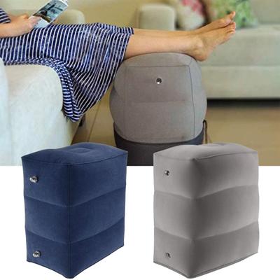 Надувная подушка для ног с насосом, 3 слоя, портативная регулируемая высота, для взрослых и детей, автомобильный поезд