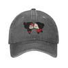 pucca Washed Denim Cap Casual Baseball Caps Adjustable Hat Summer Unisex Baseball Hats