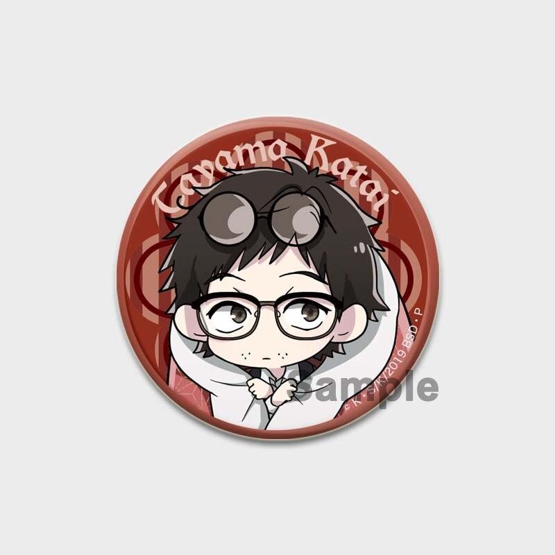 58 мм аниме Бунго Бродячие собаки брошь Манга нагрудный значок аксессуары для одежды шляпа украшение для рюкзака Harajuku значки с героями мультфильмов подарки для фанатов