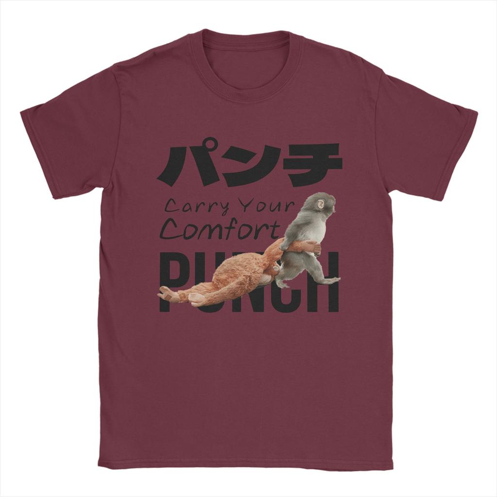 Punch Monkey Tshirt For Unisex Fun 100 Cotton Tee Shirt Round Neck Short Sleeve T Shirts Plus Size Clothes