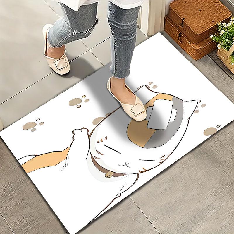 Nyanko Sensei Carpet Rug For Living Room Bedroom Home Sofa Decoration Kids Play Nonslip Floor Mat
