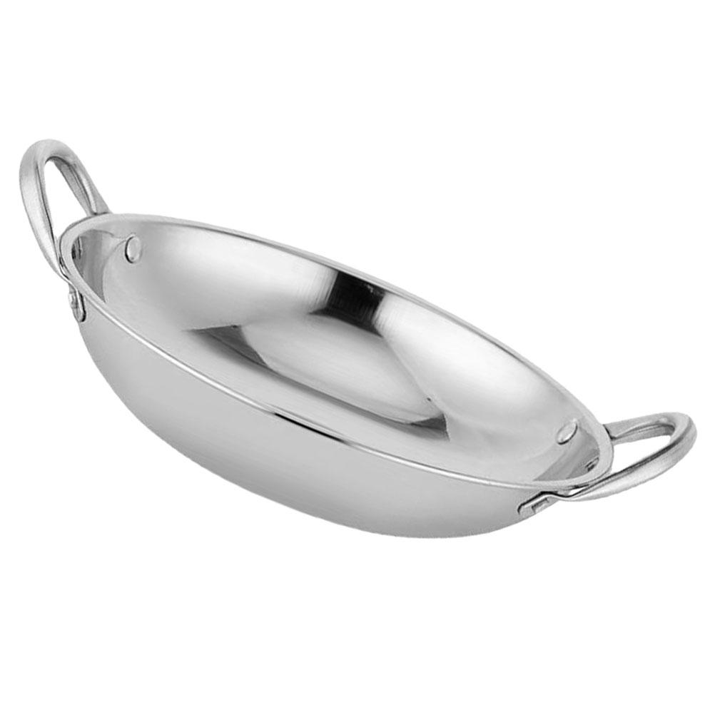 Бытовая кухонная утварь Корейский Рамен Кастрюля Суп Кухонная утварь Сковорода из нержавеющей стали Вок Жарка