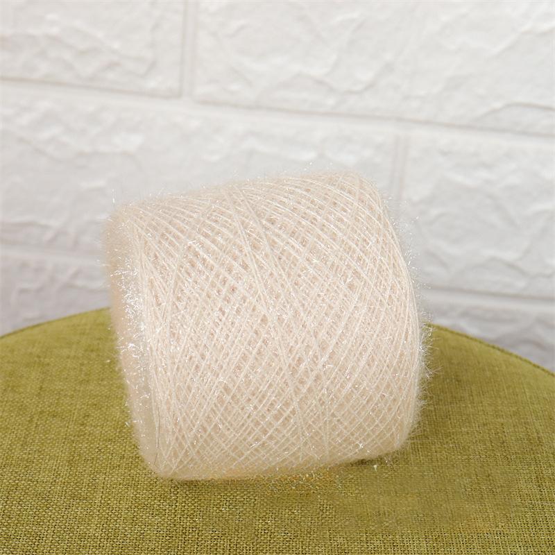 50 г/рулон пряжа для вязания своими руками блестящие декоративные аксессуары стеклянная пряжа швейные принадлежности для свитера шапки шарфа перчаток