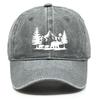 Кепка-snapback с принтом «Белые Лесные Горы», Солнцезащитная Кепка, Спортивная Кепка с Изображением Животного, Однотонная, Регулируемый Ремешок, Винтажная, Легкая, Регулируемая Бейсболка