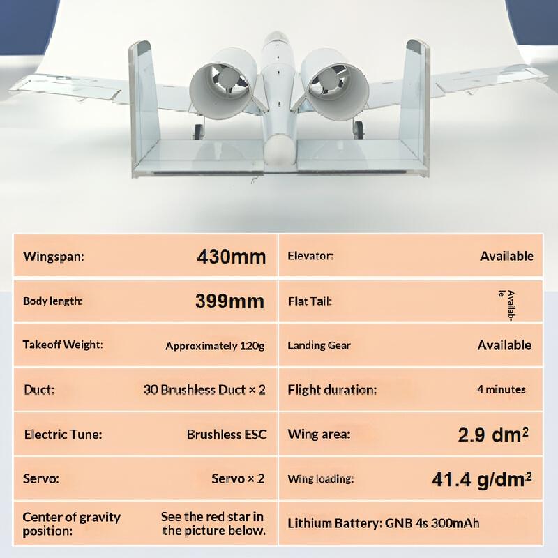 A10 Warthog Pig Double 30mm Channel Rc Manual Assembly Miniature Aircraft Fixed Wing Image Real Machine High Quality