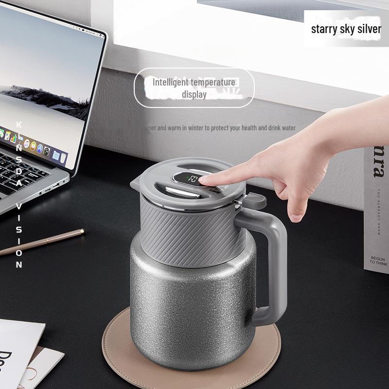 High-Grade Titanium Insulated Teapot, 1500ml, Stylish Design for Old White Tea Brewing