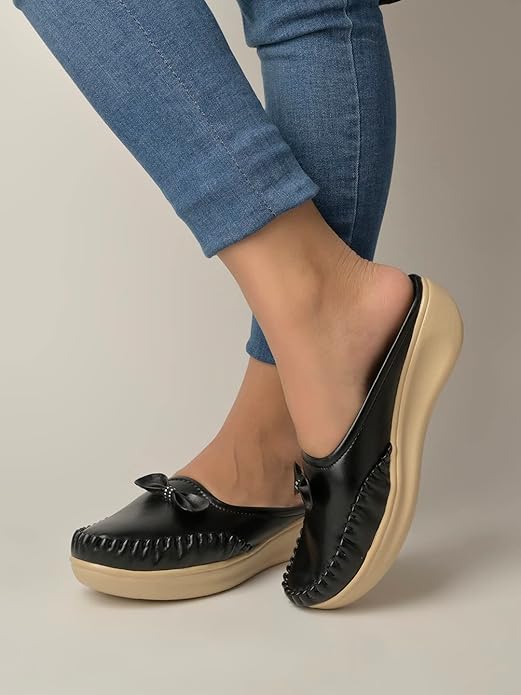 Shoetopia Женские Стильные Удобные Лоферы Легкая Амортизирующая Подошва | Повседневные и Вечерние Сандалии для Женщин Платформа