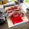 Arsenal Football Player Floor Rug Office Rug Design For Bedrooms Playrooms Outdoor Dining Room Antislip Rug Decorate Offices