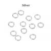 30-100pcs/lot 8-20 mm  Gold Jump Rings Round Twisted Split Rings Connectors For Diy Jewelry Finding Making Supplies