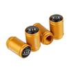 4pcs Car Tire Valve Cap Bike Wheel Valve Cover Tire Decor for KIA Ceed Rio Ceed Niro K3 Sportage Sorento Picanto Optima Cerato YO7