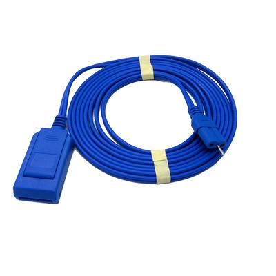 1 шт., стальная игольная пробка с двойным отверстием, переходной кабель для эпителиальной пластины, соединительный кабель для отрицательной пластины для электрохирургии ESU