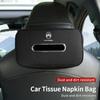 Автомобильная коробка для салфеток Сумка для салфеток на спинку сиденья Легкая установка Для Citroen C4 C3 C5 C1 C2 VTS Berlingo Celysee Xsara Picasso Aircross