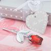 Artificial Rod Pink Flower Crystal Rose