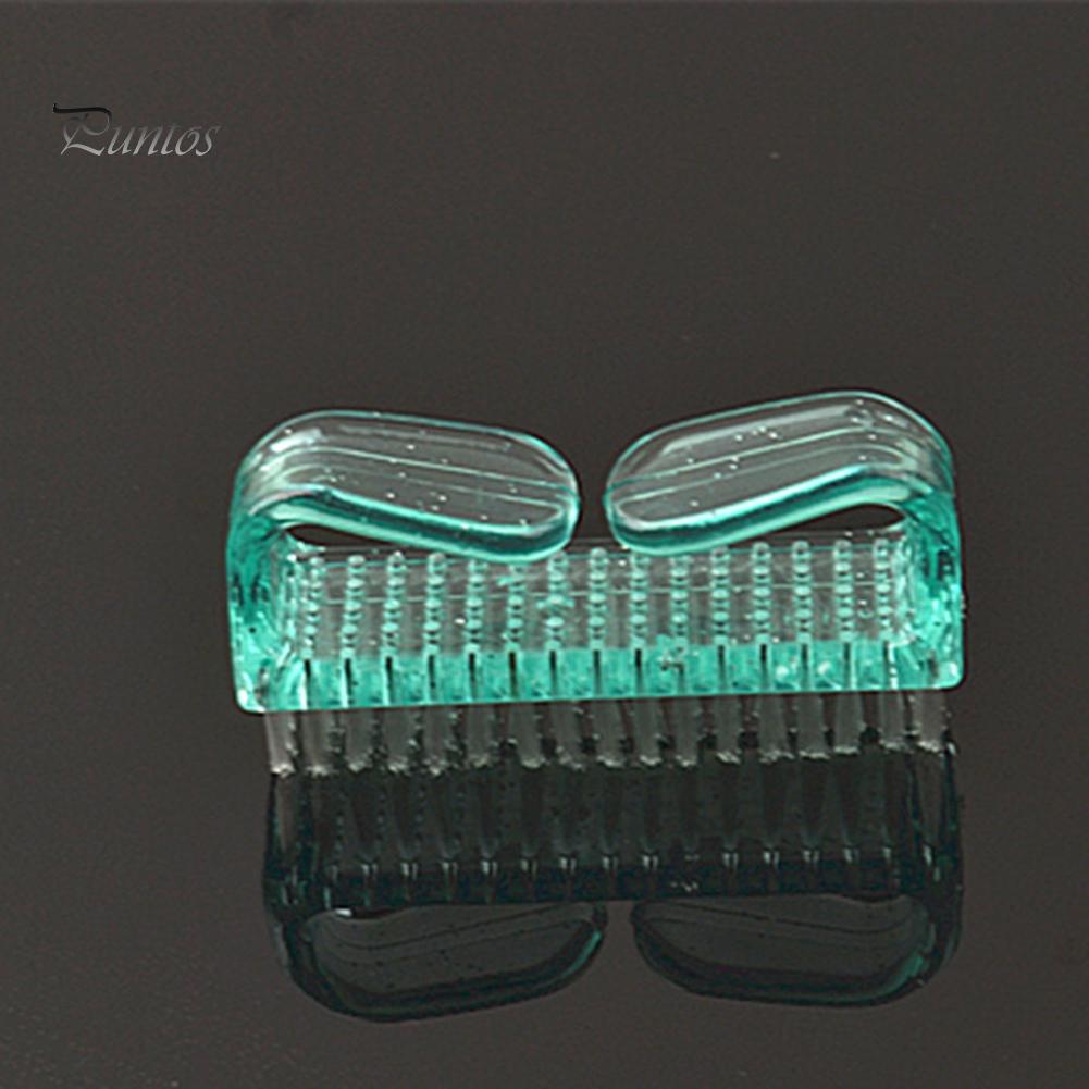 Пластиковая ручка Puntos 4 шт., щетка для ногтей с ручкой, скраб для ногтей, очиститель, инструмент для педикюра