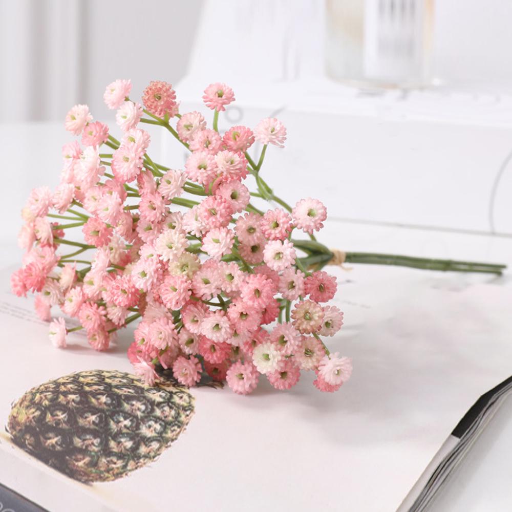 Искусственные Поддельные Гипсофила Шелковые Цветы Букет Домашнего Декора Украшения Партии