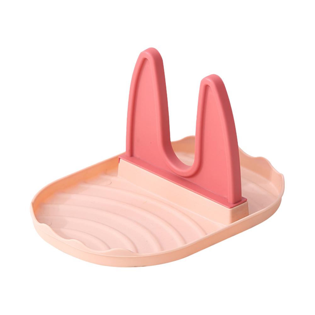 Pan Lid Holder Supports Spoons Pot Cover Rests Spatula Stand for Kitchen Convenience Utensils Tools Accessories Cooker Organizer