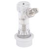Transparent Ball Lock Keg Disconnect with Internal Check Valve Beer Keg Connector Accessories