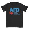 Альтернативная футболка AFD Германия Мужская Винтажная 100% Хлопок Футболки Пляжные С круглым вырезом Повседневные Футболки Дешевая Одежда Большого Размера