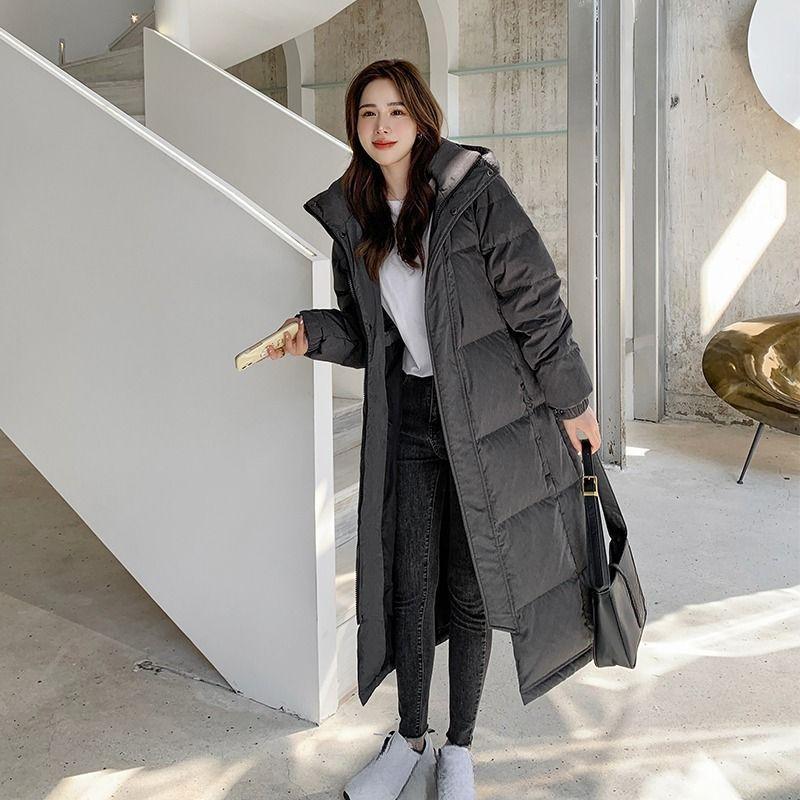 Fashion Warm Long Thick Cotton Coat for Women Couples In Winter