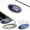 Автомобильная наклейка 14,5x6 см Эмблема для Ford Mondeo Explorer Focus 2 3 Fusion Transit F150 Fiesta Логотип автомобиля Решетка радиатора Значок на багажник Stic