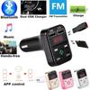 B2 Bluetooth FM Transmitter, Car Bluetooth MP3 Player Wireless Radio Adapter Transmitter Kit TF Card Silver