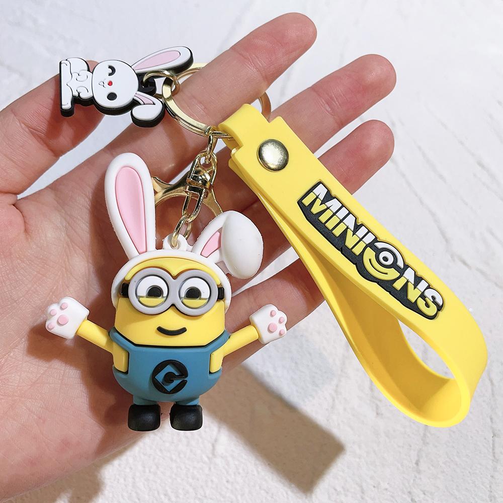 Kawai Zodiac Series Minions Figurines Toys Keychain 3D Despicable Minions Action Figures Classic Toys Xmas Gifts for Children