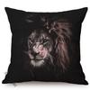 African Wild Grassland Animals Throw Pillow Cover Zebra Giraffe Lion Cushion Cover For Home Chair Sofa Decoration Pillowcases