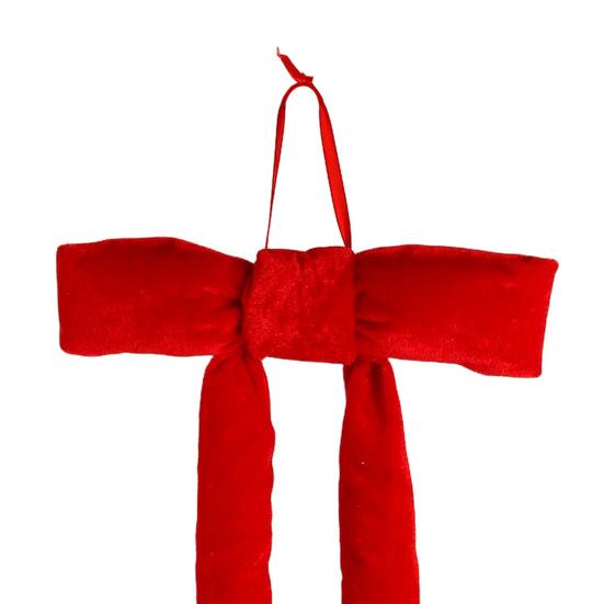 Рождественский эльф, нога, украшение, 14 дюймов, красная плюшевая нога эльфа, подвесное украшение с бархатным бантом для рождественской елки, венка, двери, стены, праздничного декора