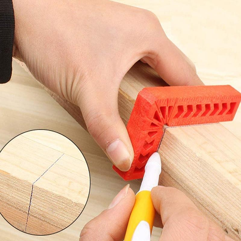 8Pcs Positioning Squares Plastic Clamping Square Right Angle Clamp Woodworking Carpenter Tool