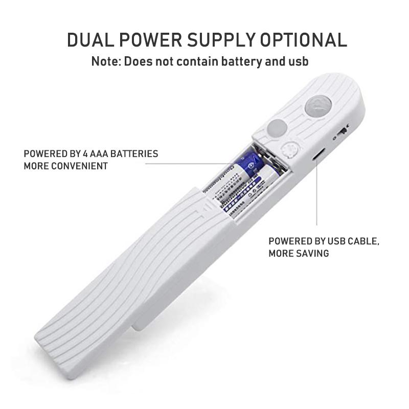 Led Light Strip PIR Motion Sensor Induction Led Strip Battery 60leds/m 2835smd Under Bed Lamp For Closet Wardrobe Cabinet Stairs