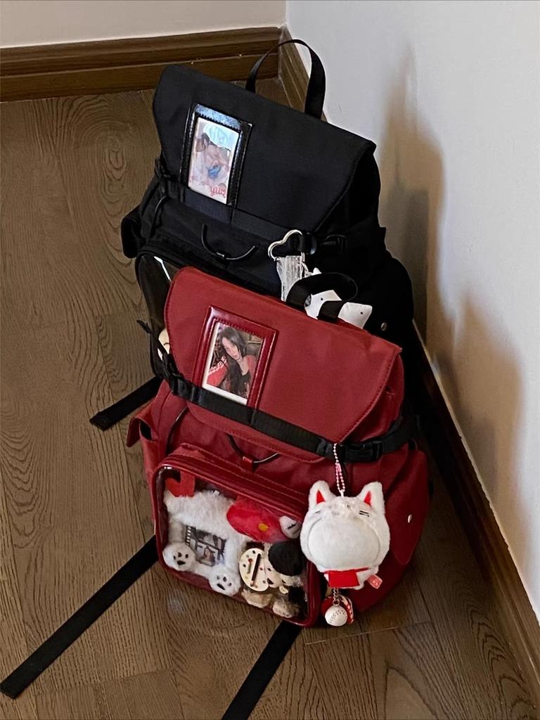 Large Capaci Mochila Transparent Ita Bag Student Mochilas Practical Backpack Classical Design Bags for Woman Bolsas