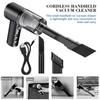 Car Vacuum Cleaner Powerful Cleaning Machine Handheld Car Vacuum Rechargeable Wireless Cleaner For Car Home Pet Hair
