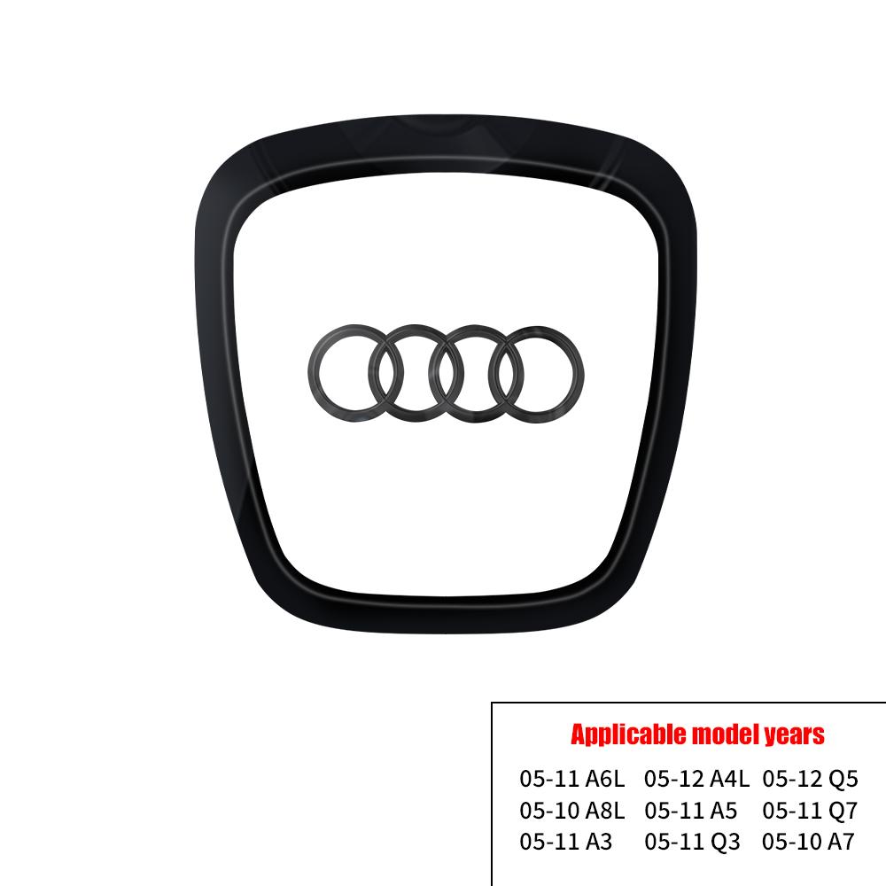 2026 Hot Car Steering Wheel Center Logo Covers Stickers Decoration For AN1 A4L A6L A5 A8L A3 A7 Q3 Q7 Q5 E-TRON A8 A7L Q6 Q8 SQ5 Q5L
