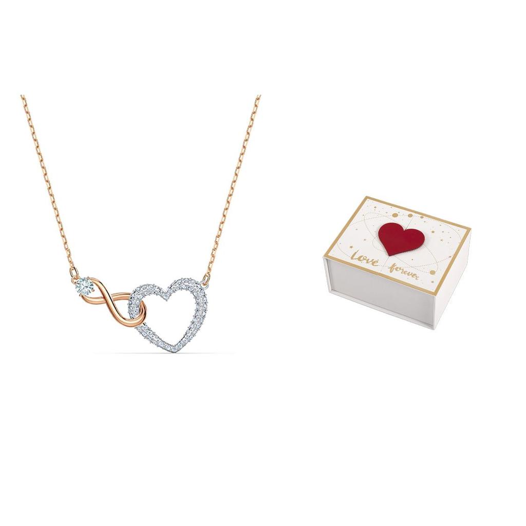 Swarovski Серия Гипербола Бесконечная Вечная Любовь Хрустальное Ожерелье Женское ожерелье 5518865