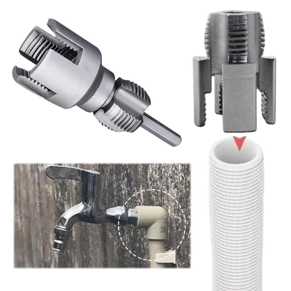 Интегрированный инструмент для нарезания внутренней и внешней резьбы на трубах, инструмент для нарезания резьбы на трубах, набор метчиков и плашек для пластиковых труб для нарезания резьбы и клупп для труб