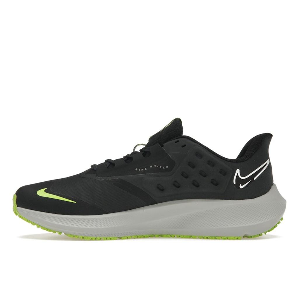 Nike Air Zoom Pegasus 39 Shield Black Dark Smoke Grey Men Sneakers Volt White DO7625-002