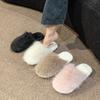 Модные женские зимние новые домашние меховые тапочки 2024 года, нескользящие, мягкие, теплые, для дома, спальни, для мужчин, пар, мальчиков и девочек, напольные тапочки из пены с эффектом памяти