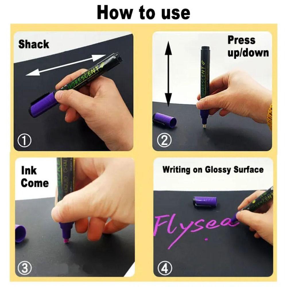 Erasable Whiteboard Pen LED Writing Board Highlighters New Art Marker Pen