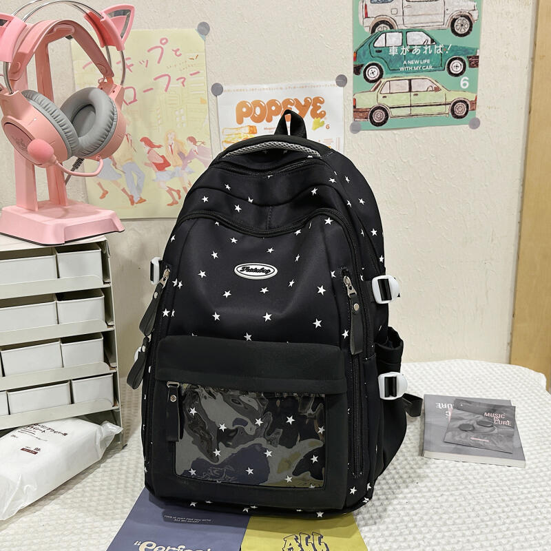 Преппи Студенческий Школьный Рюкзак Легкий Вместительный Рюкзак