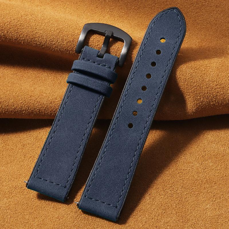Кожаный и силиконовый гибридный ремешок 20 мм 22 мм для Samsung Galaxy Watch7 6 Classic 47 мм 46 мм / Galaxy Watch6 40 мм 44 мм Браслет