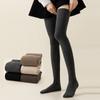 1/3/5 Pairs Autumn and Winter Women's Knee High Socks Thick and Warm Stockings Solid Color Slimming Stockings