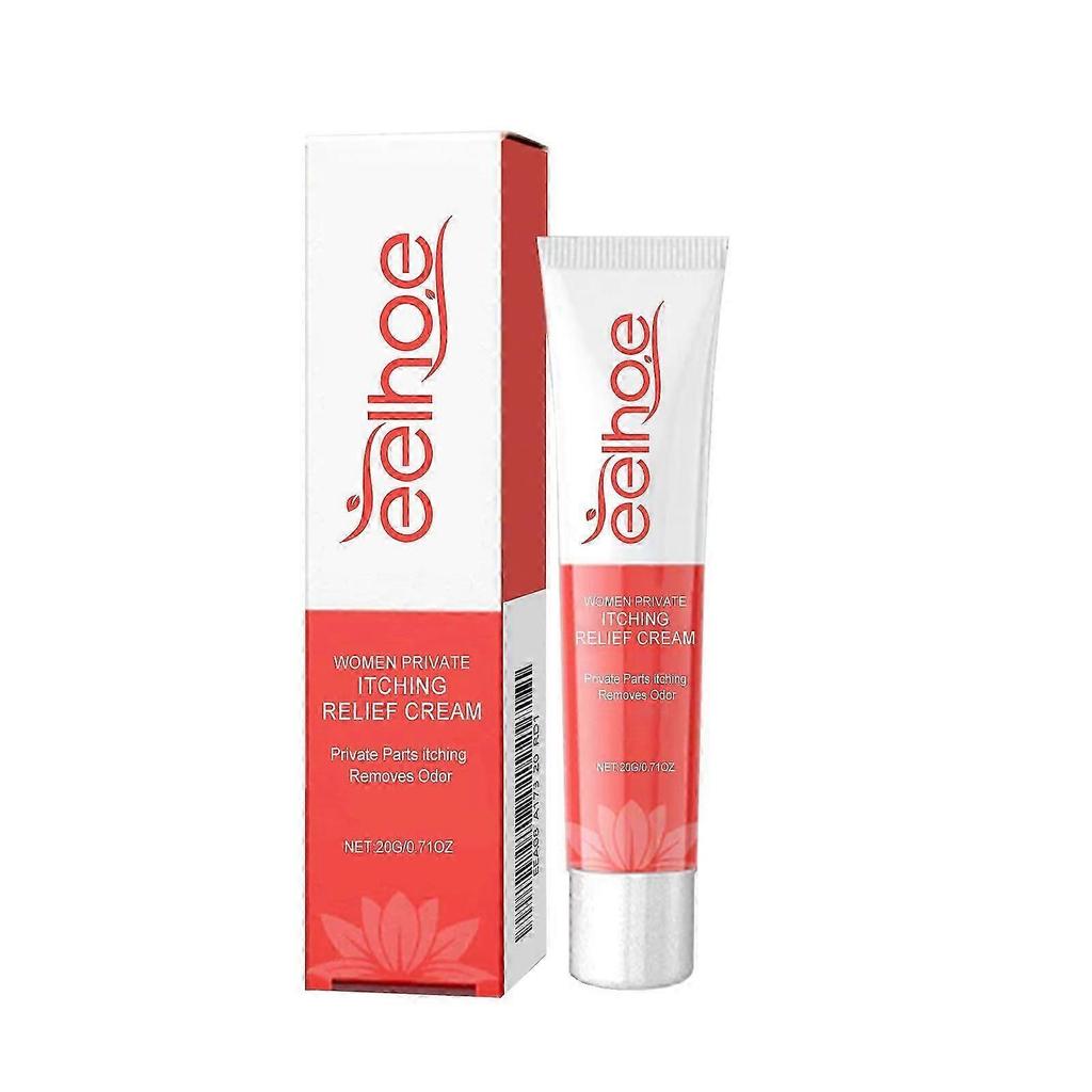 EELHOE Women Private Itching Relief Cream, Relieve Itching Discomfort Mild Non-Irritating Cleaning Odor Care Cream