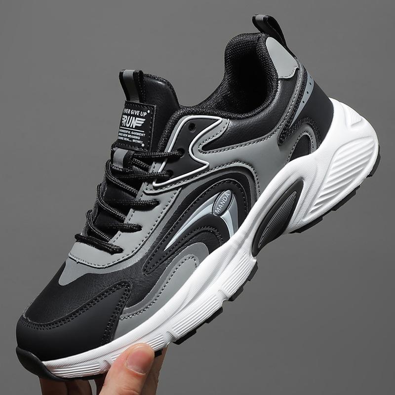 Новые осенне-зимние повседневные универсальные дышащие кроссовки с мягкой подошвой и сеткой, модная спортивная обувь, мужская обувь
